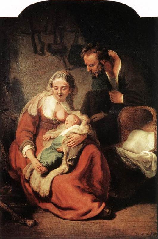 REMBRANDT Harmenszoon van Rijn The Holy Family x Spain oil painting art